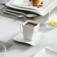 thumbnail image 5 of Ink Craft 30-Piece White Porcelain Dinner Set - Elegant Tableware Collection, 5 of 5