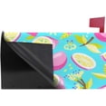 thumbnail image 3 of Coolnut Mailbox Cover Bright Pink Lemons Post Mail Box Cover Magnetic Mail Wraps Cover Oversize 25.4" L x 20.78" W, 3 of 5