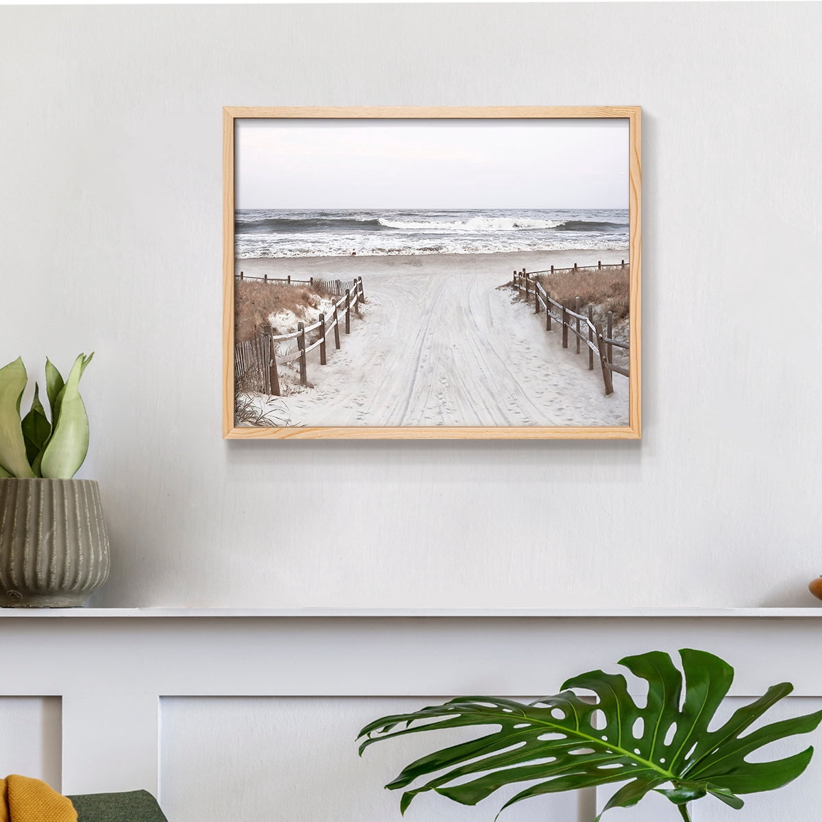 OBX Path by Natalie Carpentieri - Restickable Framed Giclée Print
