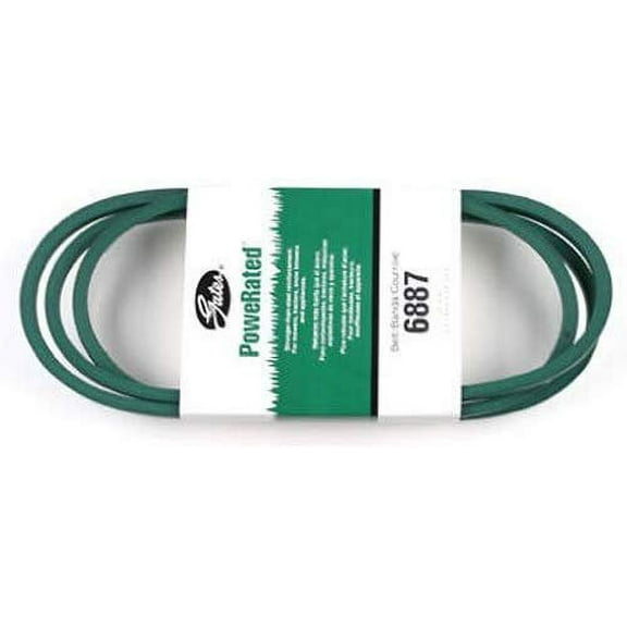 Gates PoweRated V-Belt 6887 - 1/2 In. Width, 87 In. Length, Universal Fit, Green