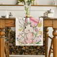 thumbnail image 4 of MXTPOV Easter Table Runner, Exquisite Landscape Easter Eggs Bunny Table Runners for Kitchen Dining Table Party, Easter Decorations, Spring Summer Seasonal Holiday Decor, 4 of 5