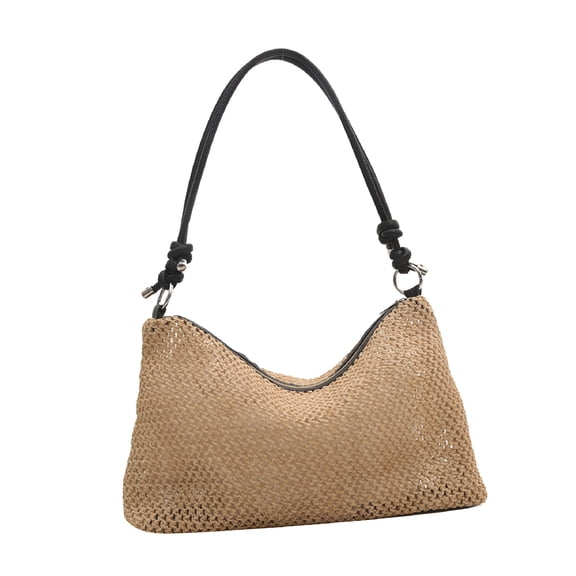 GASTROPOD Trendy Summer Straw Bag For Women and Girls Large Capacity Beach Handbag Travel Shoulder Bags Vacation Crossbody Purse