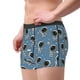 thumbnail image 2 of Balery Astronaut Calzoncillos bóxer para hombre, ropa interior de algodón suave y transpirable con cinturilla de nailon-Small, 2 of 5