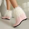 thumbnail image 7 of Pink Womens Winter Boots With Round Toe And Side Zipper For Casual Wear And Comfort, 7 of 7