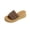 Brown, variant on Platform Slip on Espadrille Sandals for Women Wedges Slides Bohemia Sandals Flatform Open Toe Beach Sandals Brown 9