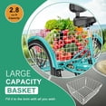 thumbnail image 6 of Lilypelle Adult Tricycles 7 Speed 26 inch Three Wheel Bike Cruiser Trike with Low-Step Through Frame/Large Basket for Men, Women, Seniors,Cyan, 6 of 9