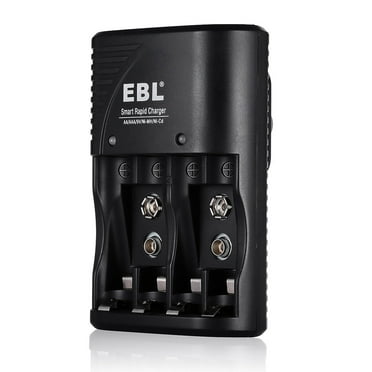 EBL EBL-802 Battery Charger for AA AAA 9V Ni-MH Ni-CD Rechargeable Batteries