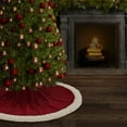 thumbnail image 5 of J. Queen New York  Casey Sherpa Christmas Tree Skirt Evergreen, 5 of 5
