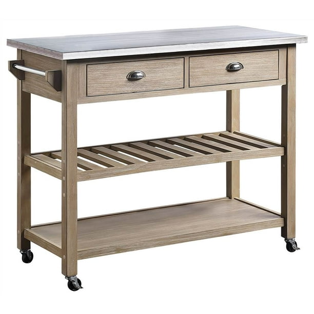 4d Concepts Alex Kitchen Island Cart Walmart Com Walmart Com