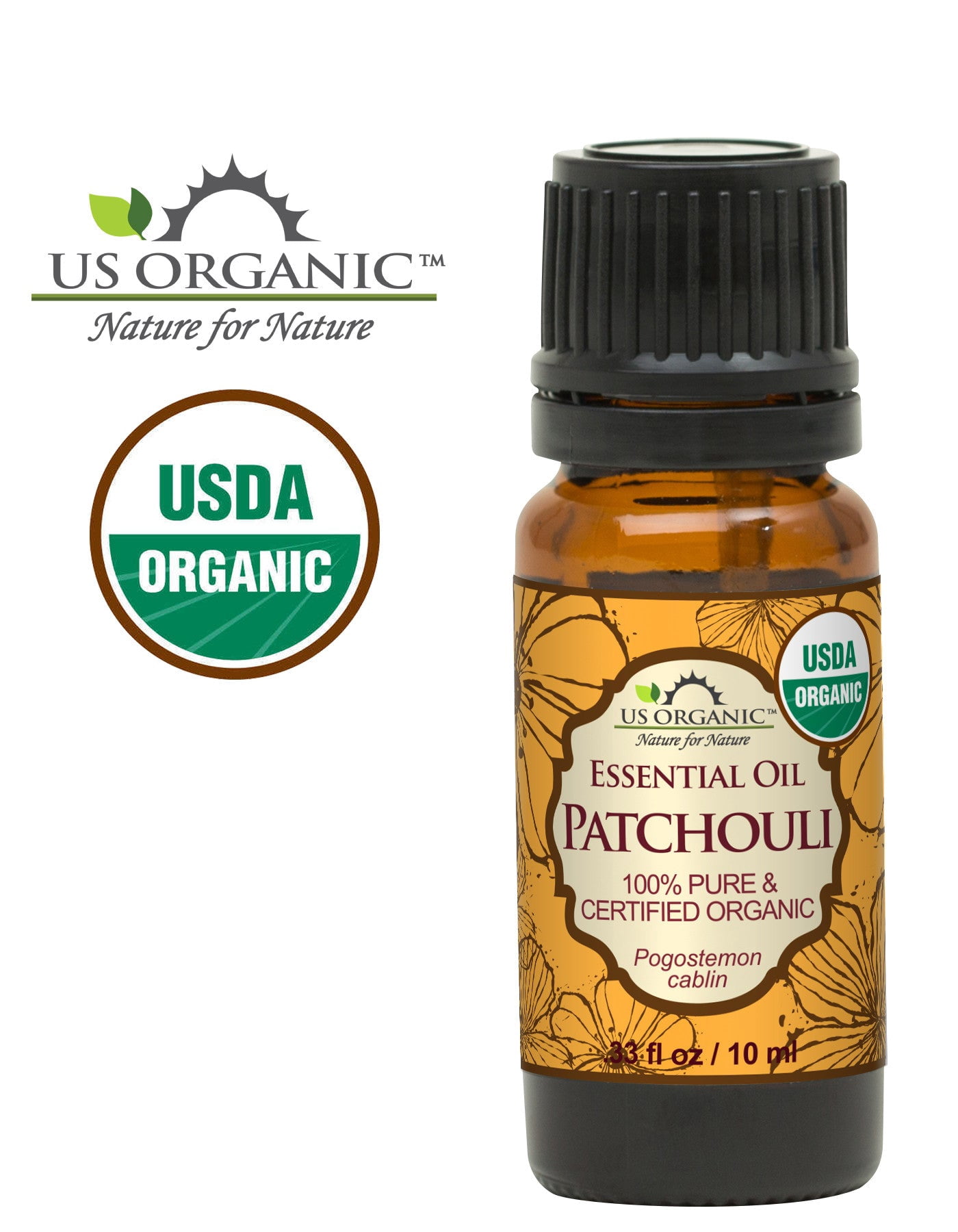 US Organic Patchouli Essential Oil, 100% Pure Certified USDA Organic