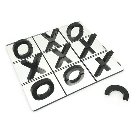 OnDisplay 3D Luxe Acrylic Mirrored Effect Tic Tac Toe Set  Black price history on PriceWatchPro