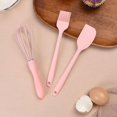thumbnail image 4 of 3pcs Baking Tools Equipment Sets Egg Beater Whisk Scraper Spatula Oil Brush Hand Mixer, 4 of 8