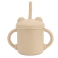 thumbnail image 4 of 1 taza de silicona con forma de panda para bebé, resistente a caídas, con asas y tapa con boquilla., 4 of 14