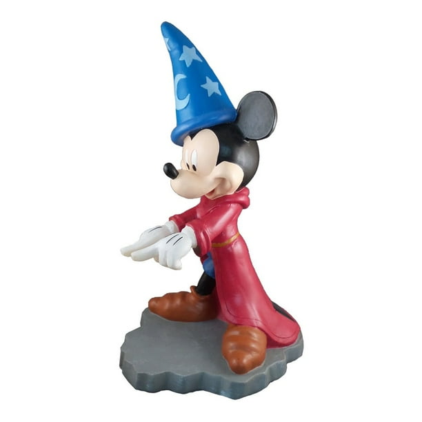 mickey solar garden statue