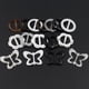 thumbnail image 2 of Clips de camiseta Clips de bufanda de plástico Anillo para mujer Bufanda de seda Camiseta (10 piezas, 1.18 pulgadas) WD.WDQZL Ropa, 2 of 7