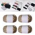 thumbnail image 6 of yotijay 4 Pieces T-shirt Yarn Crochet Bag Yarn Cloth Yarn Knitting Yarn for DIY Golden Pink, 6 of 9