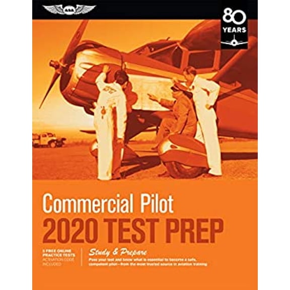 Pre-Owned Commercial Pilot Test Prep 2020: Study & Prepare: Pass Your Test and Know What Is Essential to (Paperback) by ASA Test Prep Board