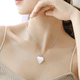 thumbnail image 3 of 2pcdije Collar Relicario Corazón Para Fotos Acero Inoxidable Xtellar plateado, 3 of 4