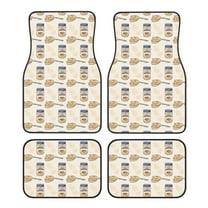 Salouo Peanuts for 4-Piece Floor Mats, Custom Fit Car Mats All-Weather Car Foot Mats Automotive Floor Mats for Cars, Trucks, SUVs, Vehicle Floor Liner