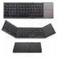 thumbnail image 1 of Tri-Fold Bluetooth Keyboard, Bluetooth Portable Mini Wireless Keyboard with Touchpad Mouse - Black, 1 of 5