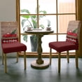 thumbnail image 3 of Dining Chair Slipcover, Merry Christmas Red Truck with Xmas Tree Rustic Old Wooden Black Plaid Stretch Kitchen Covers Removable Parsons Protector for Room Party, Set of 6, 3 of 6