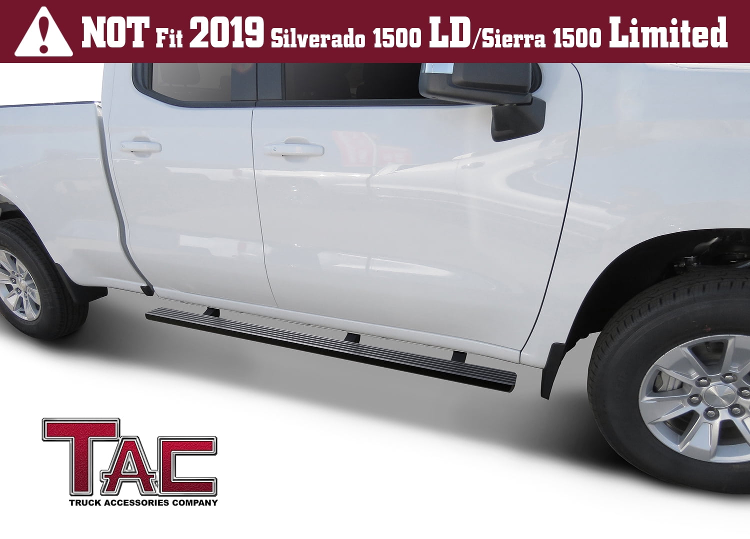 TAC 5 i4 Side Steps Running Boards Fit 20192020 Chevy Silverado/GMC