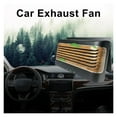 thumbnail image 2 of Car Radiator Cooling Fan Solar Powered Car Ventilator Auto Window Air Vent Exhaust Heat Fan, 2 of 7