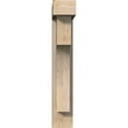 thumbnail image 2 of Ekena Millwork 5 1/2"W x 20"D x 32"H Westlake Block Smooth Bracket w/ Offset Brace, Douglas Fir, 2 of 25