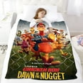 thumbnail image 5 of Chicken Run-Anti-Pilling Flannel Blanket Soft Lightweight Plush Fuzzy Cozy Luxury Blanket for Home and Kitchen Use – Perfect for Kids and Adults 52"*60"(130cm*150cm), 5 of 6