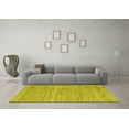 thumbnail image 3 of Ahgly Company Indoor Rectangle Abstract Yellow Contemporary Area Rugs, 7' x 9', 3 of 4