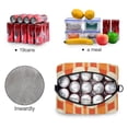 thumbnail image 4 of FORMRS Reusable Lunch Bag for Work School Leakproof Insulated Cooler with Adjustable Shoulder Strap, Beige Geometric Circles, 4 of 6