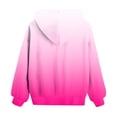 thumbnail image 5 of Wonitaaizi Cute Tie Dye Graphic Hoodies for Teen Girls Gradient Clothes for Girls (9-10 Years,Hot Pink), 5 of 6