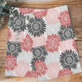 thumbnail image 4 of Red Pink Grey Sunflowers Kitchen Towels Set of 4, Water Absorbent Dish Towel, Boho Retro Floral Rustic Blossom Decorative Hand Towels - Quick Drying Cloth for Cooking Baking, 18x28 Inch, 4 of 8
