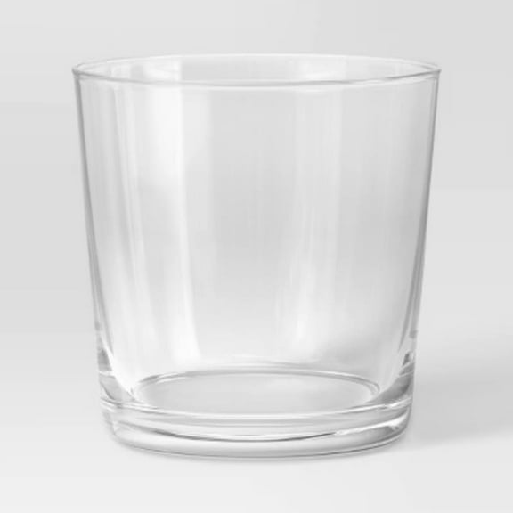 13.2 fl oz Glass Bower Short Tumbler Clear