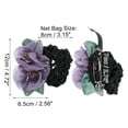 thumbnail image 4 of Unique Bargains 1 Pc Fashion Elegant Hair Net Bag Hairdo Clip for Women 4.72"x2.56"x1.38" Purple, 4 of 5