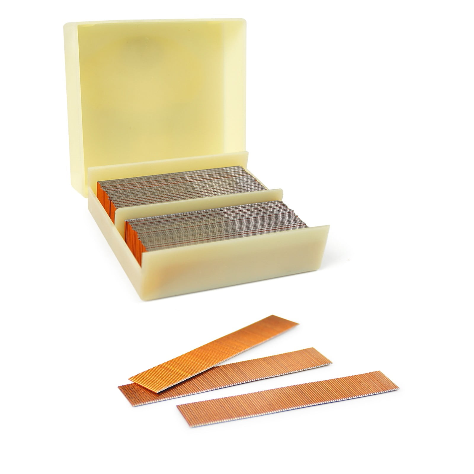 Brad Nails KAMSIN P612 Headless Pins, 12mm Leg Length Headless Pin Nails, 10,000 PCS/ Box, Copper Coating, 23 Gauge Pin Nails, Fasteners, For Crafts, Cabinets, Joinery, Woodworking, Furniture Cpap Wipes