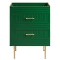 thumbnail image 6 of Saltoro Sherpi Daybreak 24" Bathroom Vanity Cabinet, Green, Modern Design, Full-Extension Drawers, 6 of 6