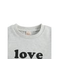 thumbnail image 4 of Emmababy Infant Baby Boy Girl Valentine's Day Clothes Sweatshirt T-Shirt Tops, 4 of 6