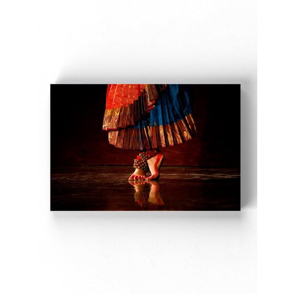 Bharatanatyam Dance Wrapped Canvas -Image by Shutterstock,