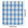 thumbnail image 7 of Unique Bargains Kitchen Dish Cloths 14" x 16" Absorbent Dish Drying Dish Kitchen Towels Blue 6pk, 7 of 7