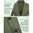 thumbnail image 4 of COOFANDY Mens Blazer Casual Fitted Sport Coats Western Summer Weeding Party Suit Jackets, 4 of 6