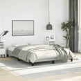 thumbnail image 3 of vidaXL Bed Frame Light Grey 137x190 cm Full Velvet, 3 of 7