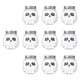 thumbnail image 1 of 10 botellas de jugo con forma de animal, de dibujos animados, especiales para batidos. panda, 1 of 9
