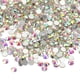 thumbnail image 1 of Uxcell 1600Pcs SS16 Redondo Flatback Cristal 3.8-4.0-mm Vidrio Piedras de strass Plata AB, 1 of 7