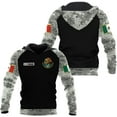 thumbnail image 2 of Personalized Camo Mexico Eagle Mexican Sudadera De Mexico Hombre Unisex Hoodie, T Shirt, Zip Up Hoodie, Sweatshirt for Men Women HD971 (Hoodie, 2XL), 2 of 8
