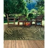 60'' x 90'' Long Palm Heat Set Polypropylene Indoor/Outdoor Rug