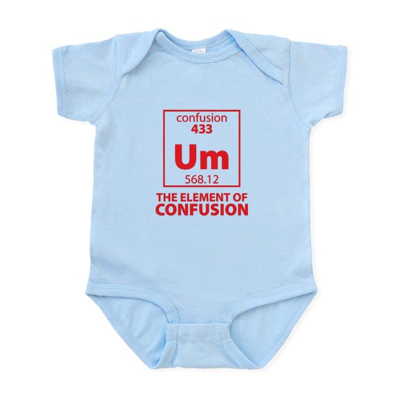 CafePress - The Element Of Confusion Body Suit - Baby Light Bodysuit, Size Newborn - 24 Months