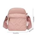 thumbnail image 3 of Bolso bandolera para acampar y hacer senderismo, bolso bandolera para mujer, bolso bandolera moderno de tela Oxford, 3 of 6