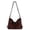 Brown, variant on Suede Shoulder Bags for Women Tote Hobo Purse Convertible Backpack Vintage Slouchy Crossbody Bag Handbag Satchel for Work Travel, Black