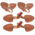 thumbnail image 1 of TEHAUX 4Pairs Vintage Horn Closure Toggle Buttons Chocolate for Clothes Overcoat with Fine Workmanship, 1 of 7